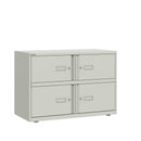 Bisley 1000mm Wide Essentials Lodge - 4 Door Locker Cabinet - NWOF