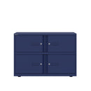 Bisley 1000mm Wide Essentials Lodge - 4 Door Locker Cabinet - NWOF