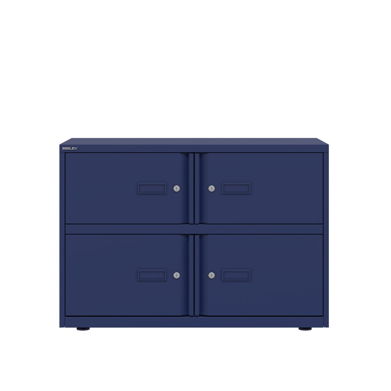 Bisley 1000mm Wide Essentials Lodge - 4 Door Locker Cabinet