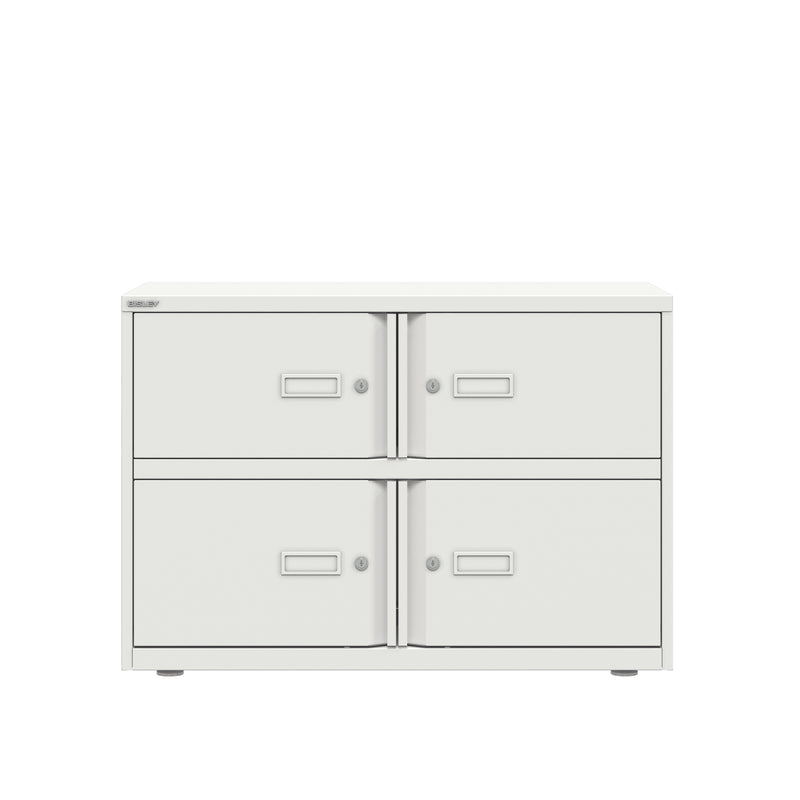 Bisley 1000mm Wide Essentials Lodge - 4 Door Locker Cabinet