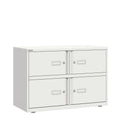 Bisley 1000mm Wide Essentials Lodge - 4 Door Locker Cabinet - NWOF
