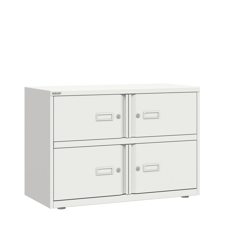 Bisley 1000mm Wide Essentials Lodge - 4 Door Locker Cabinet