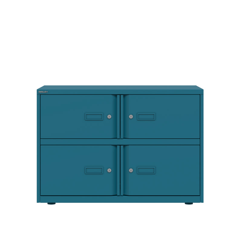 Bisley 1000mm Wide Essentials Lodge - 4 Door Locker Cabinet