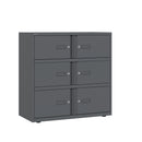 Bisley 1000mm Wide Essentials Lodge - 6 Door Locker Cabinet - NWOF