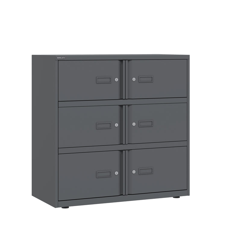 Bisley 1000mm Wide Essentials Lodge - 6 Door Locker Cabinet