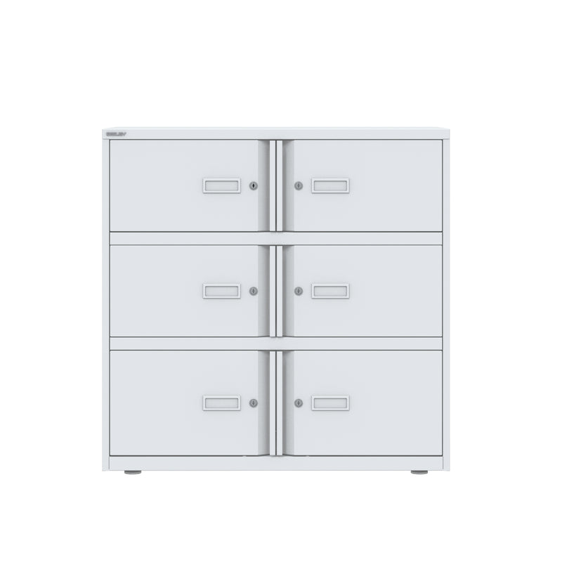 Bisley 1000mm Wide Essentials Lodge - 6 Door Locker Cabinet