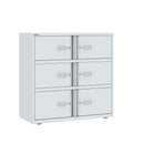 Bisley 1000mm Wide Essentials Lodge - 6 Door Locker Cabinet - NWOF