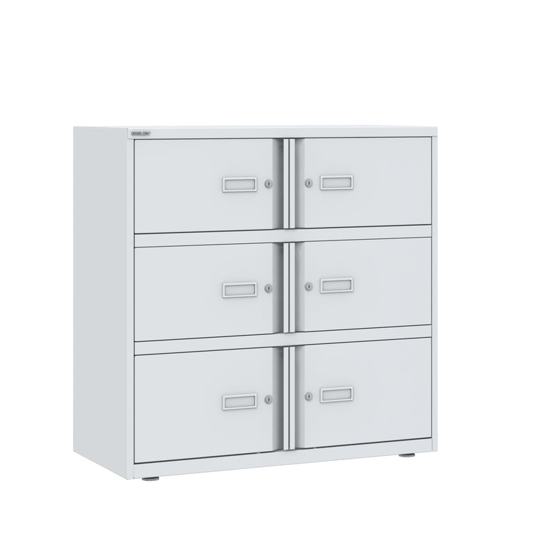 Bisley 1000mm Wide Essentials Lodge - 6 Door Locker Cabinet