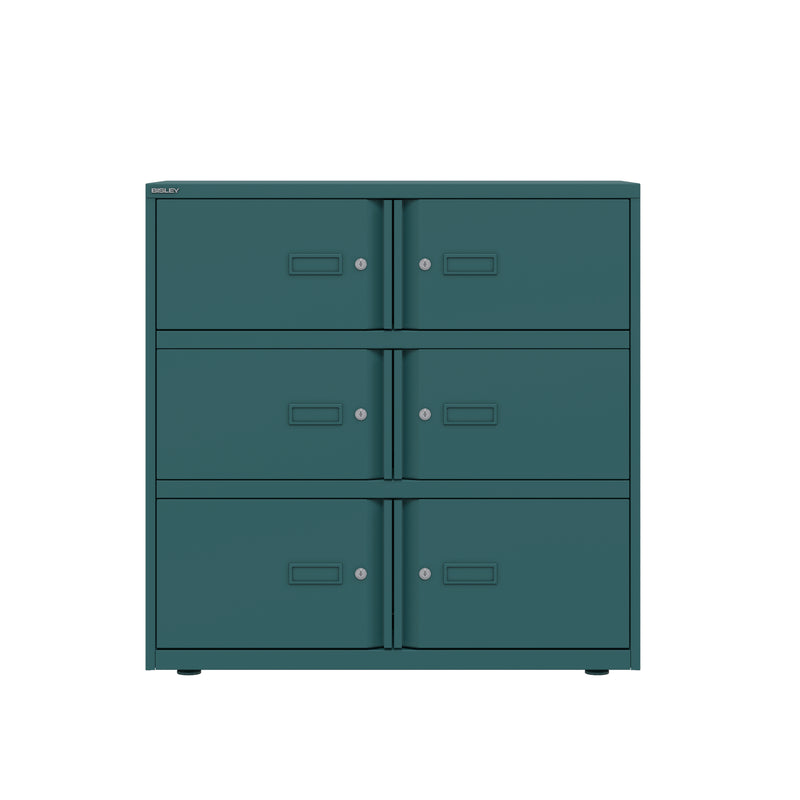 Bisley 1000mm Wide Essentials Lodge - 6 Door Locker Cabinet