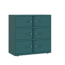 Bisley 1000mm Wide Essentials Lodge - 6 Door Locker Cabinet - NWOF
