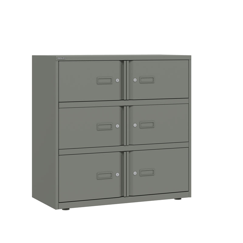 Bisley 1000mm Wide Essentials Lodge - 6 Door Locker Cabinet