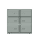 Bisley 1000mm Wide Essentials Lodge - 6 Door Locker Cabinet - NWOF