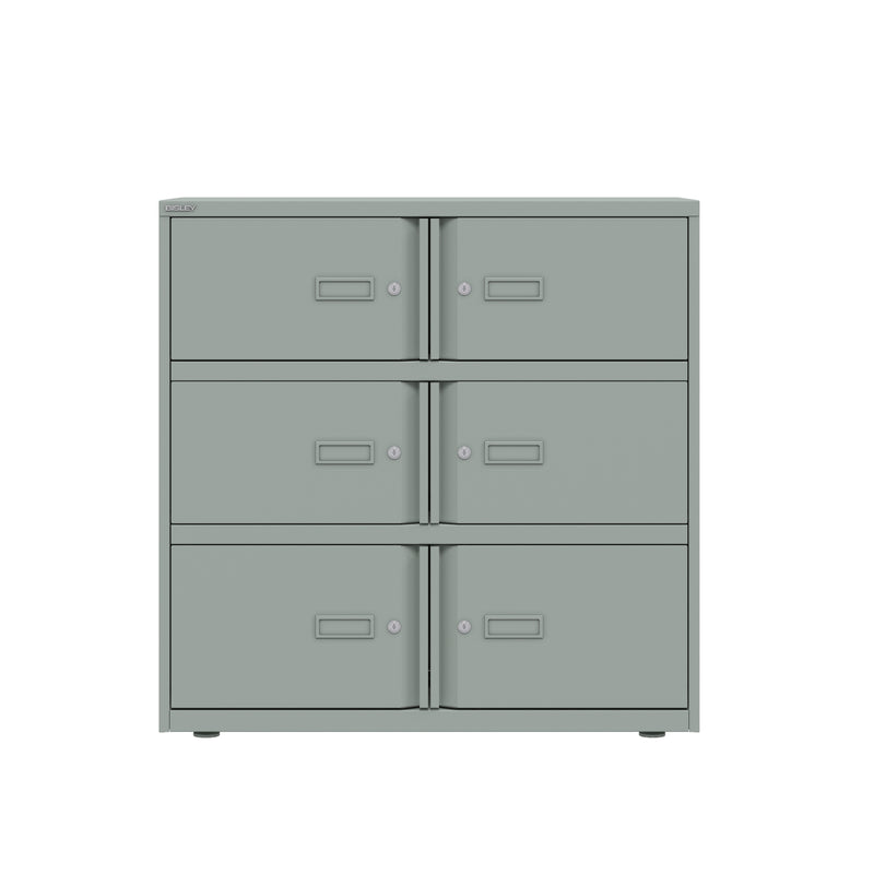 Bisley 1000mm Wide Essentials Lodge - 6 Door Locker Cabinet