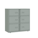 Bisley 1000mm Wide Essentials Lodge - 6 Door Locker Cabinet - NWOF