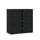 Bisley 1000mm Wide Essentials Lodge - 6 Door Locker Cabinet - NWOF