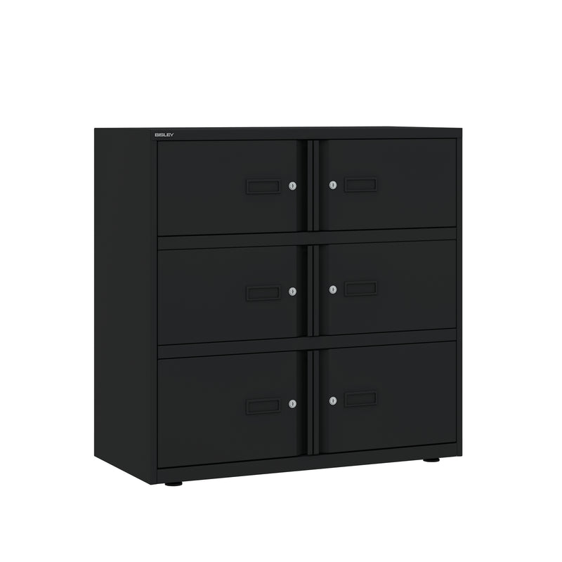 Bisley 1000mm Wide Essentials Lodge - 6 Door Locker Cabinet