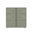 Bisley 1000mm Wide Essentials Lodge - 6 Door Locker Cabinet - NWOF
