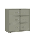 Bisley 1000mm Wide Essentials Lodge - 6 Door Locker Cabinet - NWOF