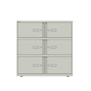 Bisley 1000mm Wide Essentials Lodge - 6 Door Locker Cabinet - NWOF