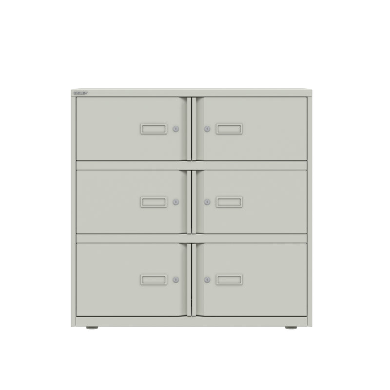 Bisley 1000mm Wide Essentials Lodge - 6 Door Locker Cabinet