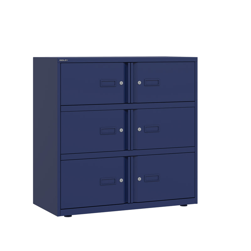 Bisley 1000mm Wide Essentials Lodge - 6 Door Locker Cabinet