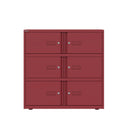 Bisley 1000mm Wide Essentials Lodge - 6 Door Locker Cabinet - NWOF