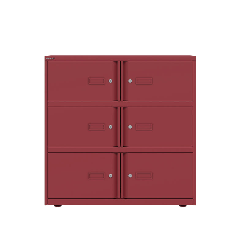 Bisley 1000mm Wide Essentials Lodge - 6 Door Locker Cabinet