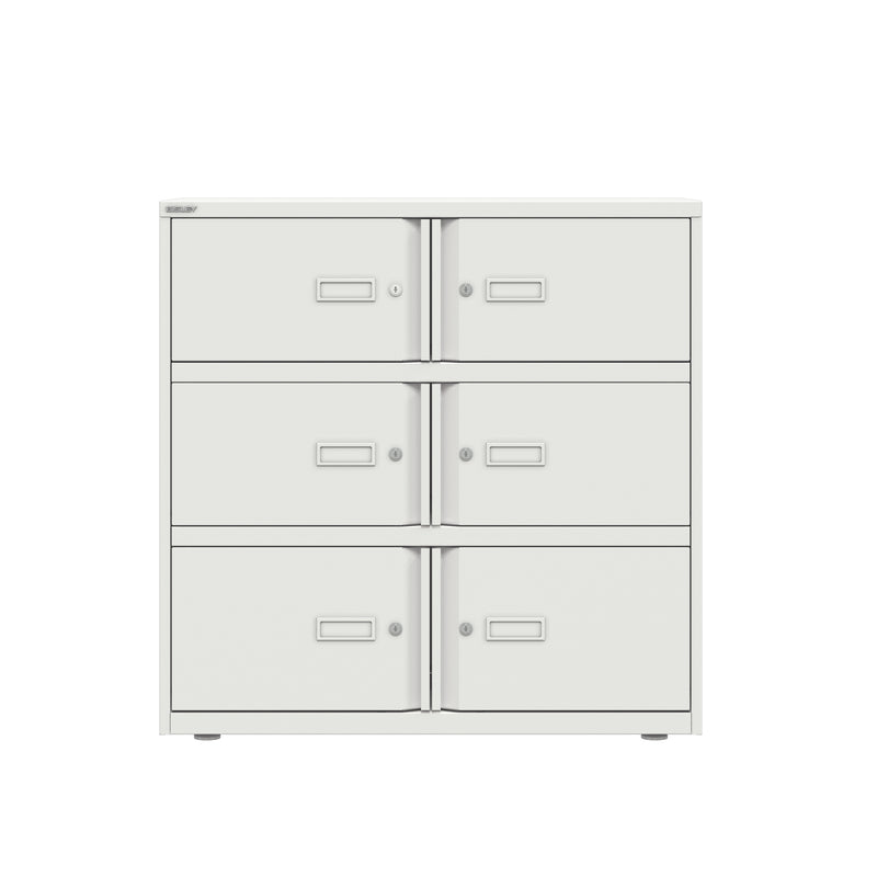 Bisley 1000mm Wide Essentials Lodge - 6 Door Locker Cabinet