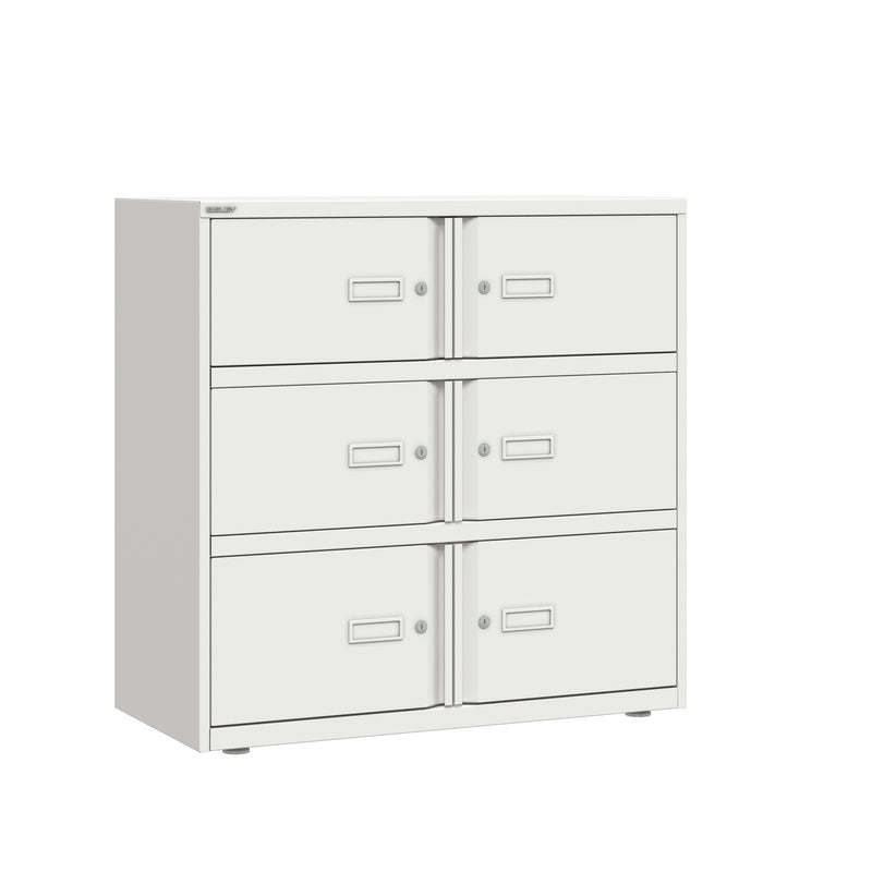 Bisley 1000mm Wide Essentials Lodge - 6 Door Locker Cabinet