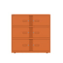 Bisley 1000mm Wide Essentials Lodge - 6 Door Locker Cabinet - NWOF