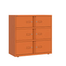 Bisley 1000mm Wide Essentials Lodge - 6 Door Locker Cabinet - NWOF