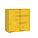 Bisley 1000mm Wide Essentials Lodge - 6 Door Locker Cabinet - NWOF