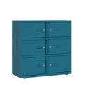 Bisley 1000mm Wide Essentials Lodge - 6 Door Locker Cabinet - NWOF