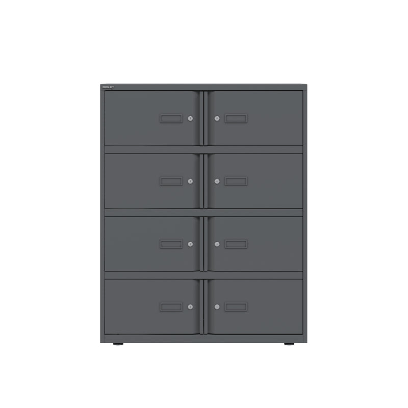 Bisley 1000mm Wide Essentials Lodge - 8 Door Locker Cabinet