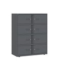 Bisley 1000mm Wide Essentials Lodge - 8 Door Locker Cabinet - NWOF