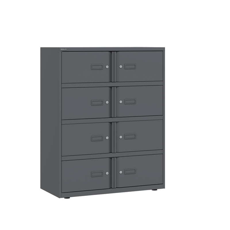 Bisley 1000mm Wide Essentials Lodge - 8 Door Locker Cabinet