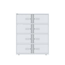Bisley 1000mm Wide Essentials Lodge - 8 Door Locker Cabinet - NWOF