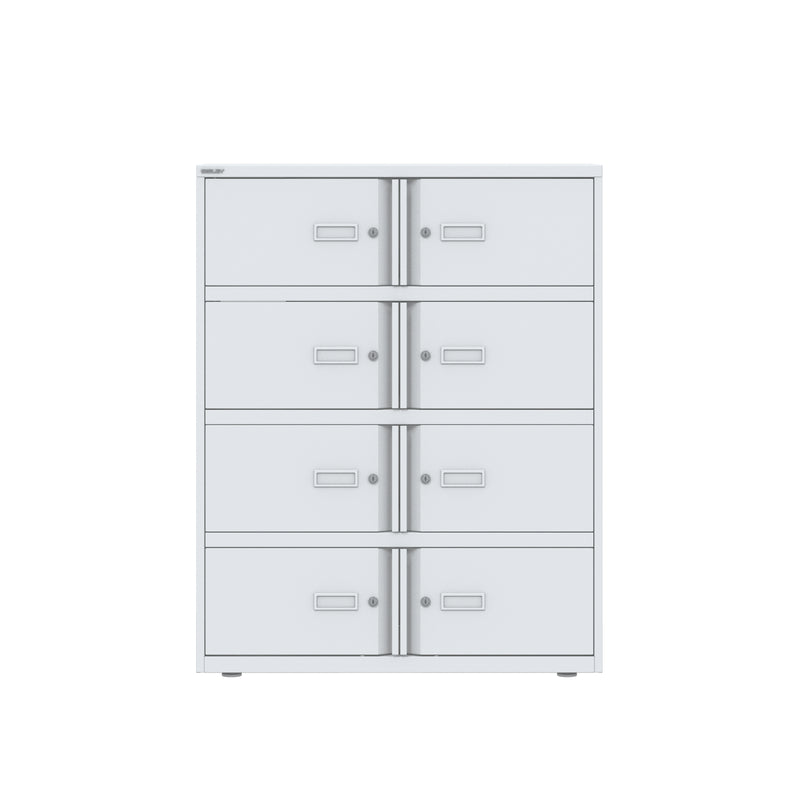 Bisley 1000mm Wide Essentials Lodge - 8 Door Locker Cabinet