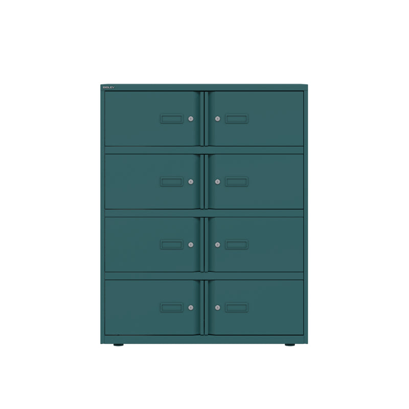 Bisley 1000mm Wide Essentials Lodge - 8 Door Locker Cabinet