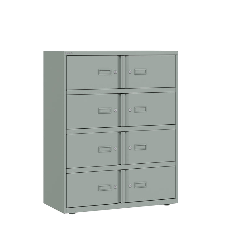 Bisley 1000mm Wide Essentials Lodge - 8 Door Locker Cabinet