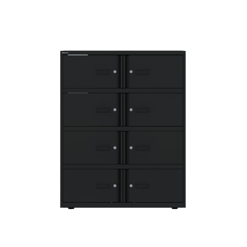 Bisley 1000mm Wide Essentials Lodge - 8 Door Locker Cabinet