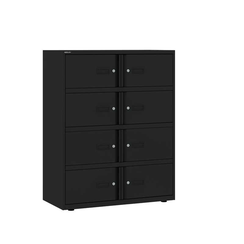 Bisley 1000mm Wide Essentials Lodge - 8 Door Locker Cabinet