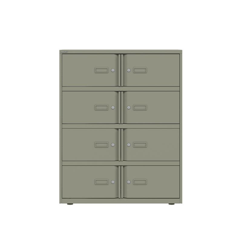 Bisley 1000mm Wide Essentials Lodge - 8 Door Locker Cabinet