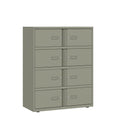 Bisley 1000mm Wide Essentials Lodge - 8 Door Locker Cabinet - NWOF