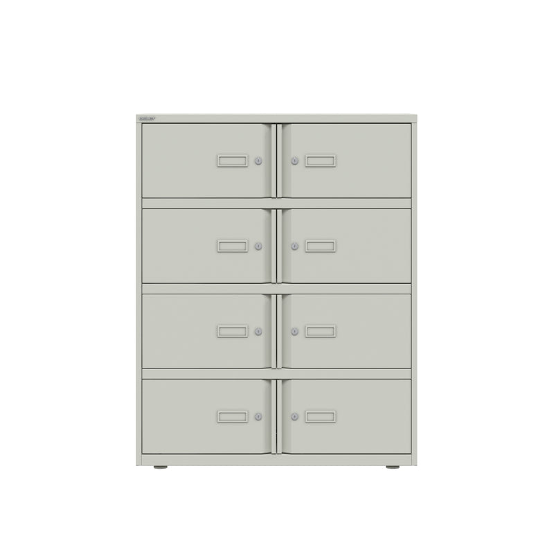 Bisley 1000mm Wide Essentials Lodge - 8 Door Locker Cabinet