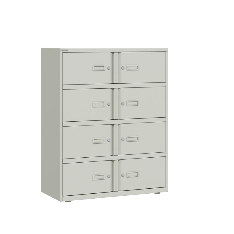 Bisley 1000mm Wide Essentials Lodge - 8 Door Locker Cabinet