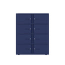 Bisley 1000mm Wide Essentials Lodge - 8 Door Locker Cabinet - NWOF