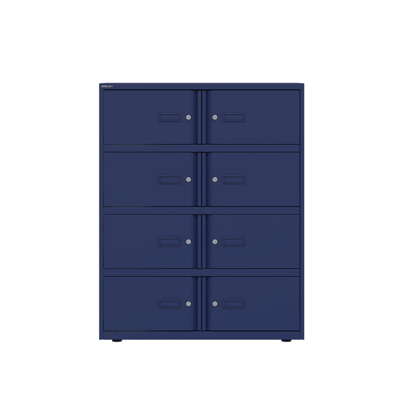 Bisley 1000mm Wide Essentials Lodge - 8 Door Locker Cabinet