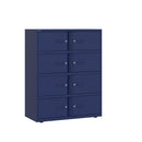 Bisley 1000mm Wide Essentials Lodge - 8 Door Locker Cabinet - NWOF