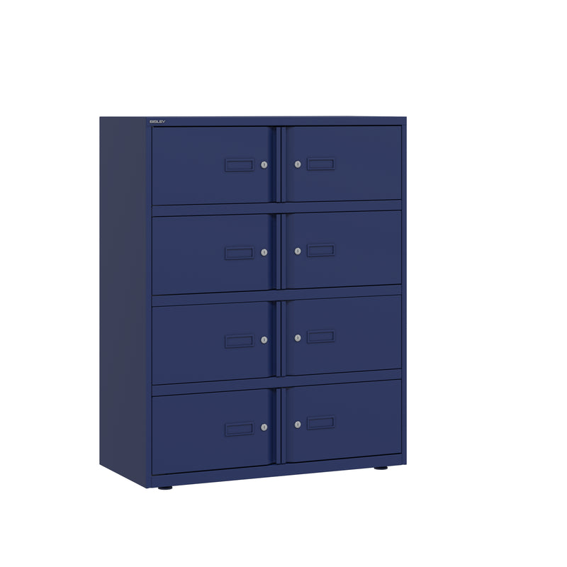 Bisley 1000mm Wide Essentials Lodge - 8 Door Locker Cabinet